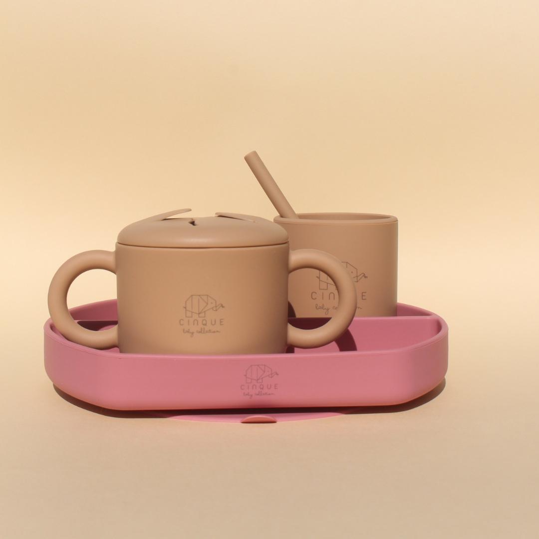 2in1 Straw Cup Khaki