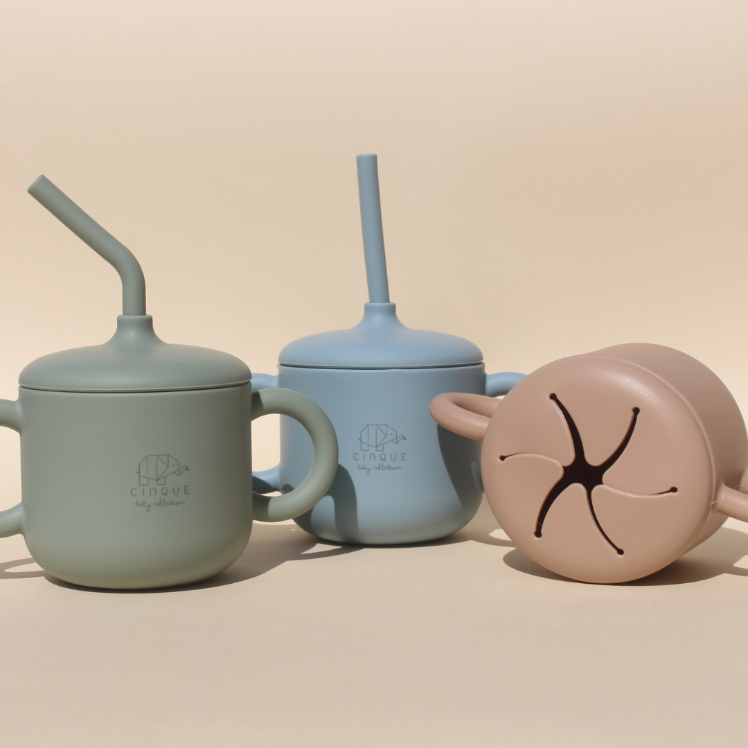 2in1 Straw Cup  Blue