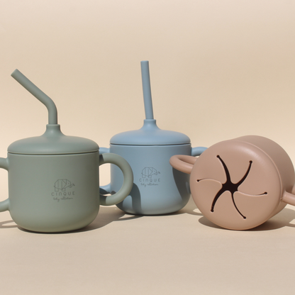 2in1 Straw Cup  Blue