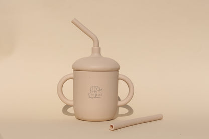 Straw Cup Beige